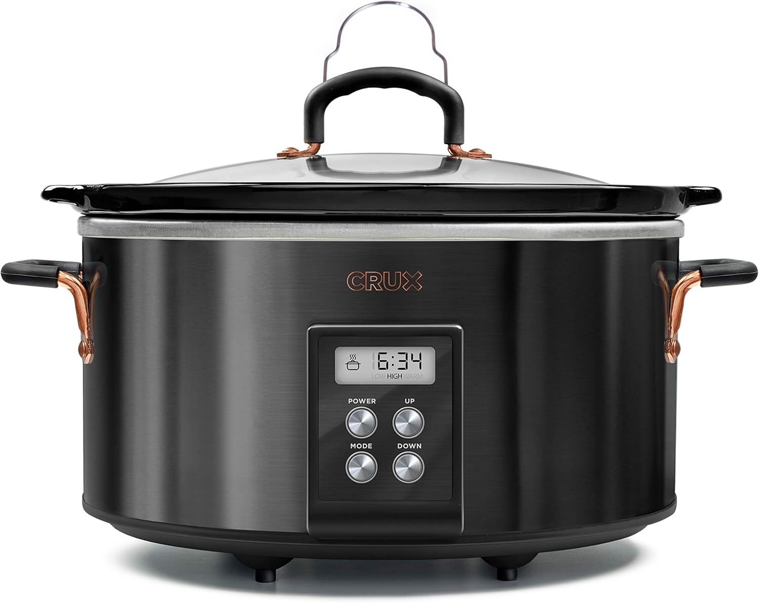 CRUX (14681) 6 QT Programmable Slow Cooker