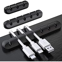 5Pack Cable Spring Holder Clips, Cord Organizer for Desk - Lamicall ...