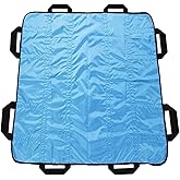 AGEDOR Positioning Bed Pad with Handles Incontinence Mattress Transfer Sheet Reusable Washable for Bedridden, Disabled