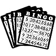 Amazon.com: 18-Pack Black Reusable Bingo Cards with Unique Numbers for ...