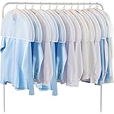 Shoulder Covers Plastic Hanger Covers for Clothes (Set of 12) Closet Clothes Protectors Breathable Clear Jacket Cover with 2"