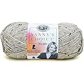 Lion Brand Yarn (1 Skein) Vanna's Choice Yarn, Grey Marble