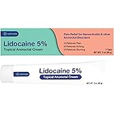 WELMATE Crema adormecedora de lidocaína al 5% de máxima fuerza, anestésico tópico, dolores, dolor de espalda, picazón, dolor,