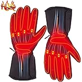 Autocastle Electric Battery Heated Gloves for Men and Women,Outdoor Indoor Battery Powered Hand Warmer Glove Liners for Climb