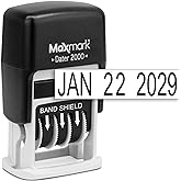 MaxMark Dater 2000 Self Inking Date Stamp - Black