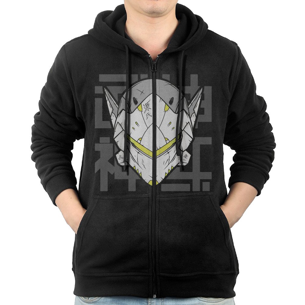 GENC5Men Genji Overwatch Hoodie Pullover Zip Up