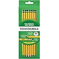 Ticonderoga Wood-Cased Pencils, Pre-Sharpened, #2 HB Soft, Yellow, 30 Count