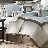 Madison Park Cozy Comforter Set-Deluxe Hotel Collection, All Season Down Alternative Luxury Bedding with Matching Shams, Deco