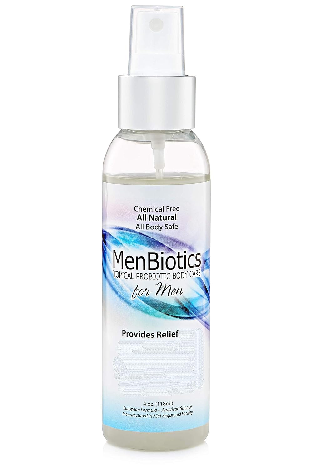 MenBiotics -"Top Rated" Topical Probiotic Body Care for Men