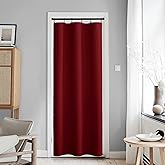 NICETOWN Doorway Curtains for Kitchen Door Window, Thermal Insulated Privacy Protection Blackout Curtains for French Door Win