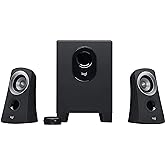 Logitech Z313 2.1 Multimedia Speaker System with Subwoofer, Full Range Audio, 50 Watts Peak Power, Strong Bass, 3.5mm Audio I