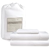 LANE LINEN Twin XL Sheets Set - 450 Thread Count 100% Cotton Extra Long Twin Sheets, 3 Pc Twin XL Sheet Sets, Sateen Sheets, 