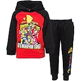 Power Rangers Zach Yellow Ranger Blue Ranger Red Ranger Fleece Pullover Hoodie and Pants Outfit Set Toddler to Big Kid