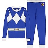 INTIMO Power Rangers Boys' Red Ranger Classic Character Costume Sleep Pajama Set