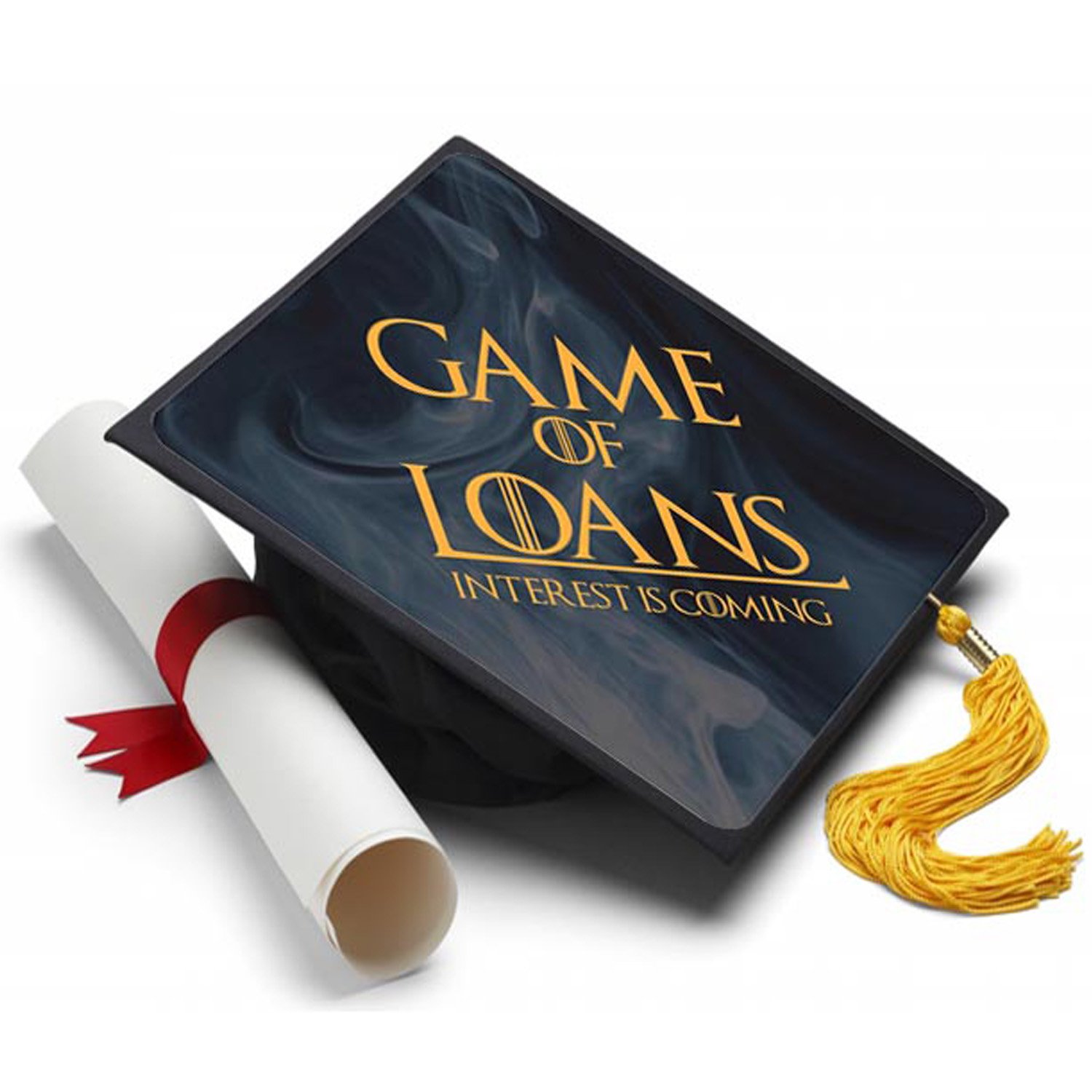 Amazoncom Game Of Loans Graduation Cap Tassel Topper Decorated