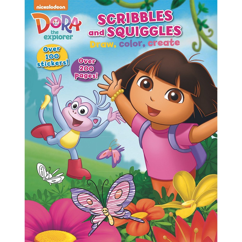 Dora The Explorer Scribbles And Squiggles Draw Color Create Parragon Books Ltd Amazon Com Books