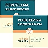 Porcelana Daytime Hydration Skin Lightening Cream For Face & Body [New Formula] - Fades Dark Spots & Evens Skin Tone - Moistu