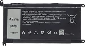 42WH WDXOR 11.4V Battery Replace for Dell Inspiron 13 7378 13 5000 5378 5368 15 7579 5567 5568 5578 7570 7569 Inspiron 5000 7000 17 5000 Series Laptop