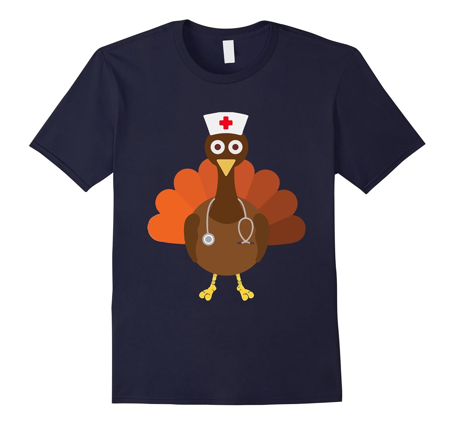 Nurse Turkey T-Shirt Funny Thanksgiving Shirt For Nurses-ANZ