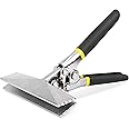 HURRICANE Sheet Metal Hand Seamer, 6 Inch Straight Jaw Sheet Bender Tools for Flattening Metal, Bending Pliers with Double Di