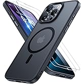 Miracase Magnetic Series for iPhone 15 Pro Max Case [Compatible with MagSafe] [with 2X Screen Protectors] Military-Grade Prot