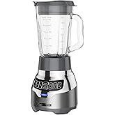 BLACK+DECKER PowerCrush Digital Blender with Quiet Technology, Stainless Steel, BL1300DG-P