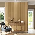 Oxdigi Wooden Slat Peel and Stick Wallpaper - Self-Adhesive Contact Paper with 3D Effect | Waterproof & Removable | PVC Conta