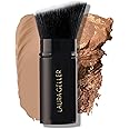 LAURA GELLER NEW YORK Retractable Black Kabuki Brush for Liquid, Cream and Powder Face Makeup With Aluminum Handle