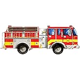 Melissa & Doug Fire Truck Jumbo Jigsaw Floor Puzzle (24 pcs, 4 feet long) - FSC Certified