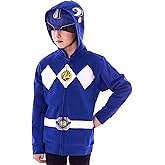 Power Rangers The Boys Mesh Face Covering Full-Zip Costume Hoodie