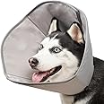 BARKLESS Dog Cone, Soft Cone for Puppies and Cats After Surgery to Stop Licking, Adjustable Elizabethan Collar, Neuter Cone o