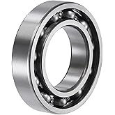 uxcell 6007 Deep Groove Ball Bearings 35mm Bore 62mm OD 14mm Thick C3 Open Type Chrome Steel