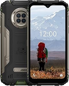 Rugged Phone Unlocked DOOGEE S96 Pro 8GB+128GB Infrared Night Vision Helio G90 Octa Core Waterproof Android Phone, 48MP+20MP, 6.22" + Global 4G LTE GSM AT&T T-Mobile Dual SIM Phone 6350mAh（Green）