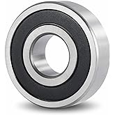 6307-2RZ Bearings, 35x80x21mm Ball Bearing 6307RZ Double Rubber Sealed Shielded Bearing ID 35mm, OD 80mm, Thickness 21mm Ball