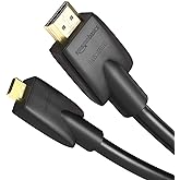 Amazon Basics High-Speed Micro-HDMI to HDMI Cable - 6 Feet