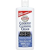 HOPE'S Cooktop Cleaning Cream, Fast Acting No-Rinse Cooktop Cleaner for Glass Ceramic Cooktops and Stoves, Removes Burnt-on S