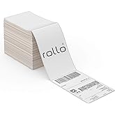 Rollo Direct Thermal Shipping Labels - Pack of 500 4x6 Thermal Labels Fanfold - Perforated and Strong Adhesive (Commercial Gr