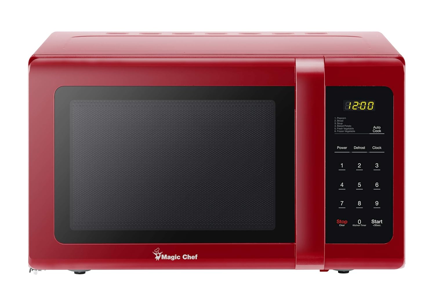 Magic Chef MCD993R 0.9 Cubic-ft Countertop Microwave (Red)