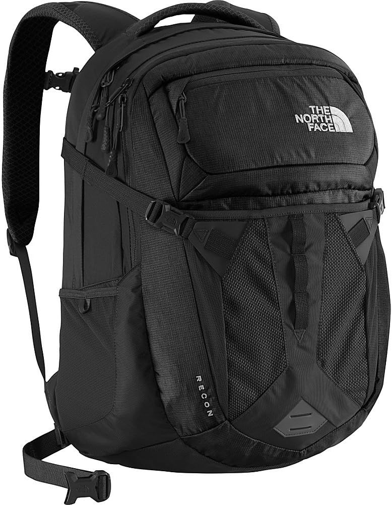 The North Face Unisex Recon Backpack Daypack School Bag, TNF Black