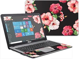 MightySkins Skin Compatible with Asus VivoBook X540SA X540LA 15.6" wrap Cover Sticker Skins Hibiscus