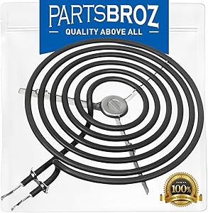 WB30M2 8-inch Surface Range Element for GE Electric Ranges by PartsBroz - Replaces AP2634728, 340524, AH243868, EA243868, PS243868, WB30K5027, WB30M0002, WB30X5072, WB30X5120, WB30X5122, WB30X5130