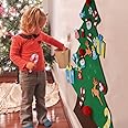 Aytai DIY Felt Christmas Tree Set with Ornaments for Kids, Xmas Gifts, New Year Door Wall Hanging Decorations