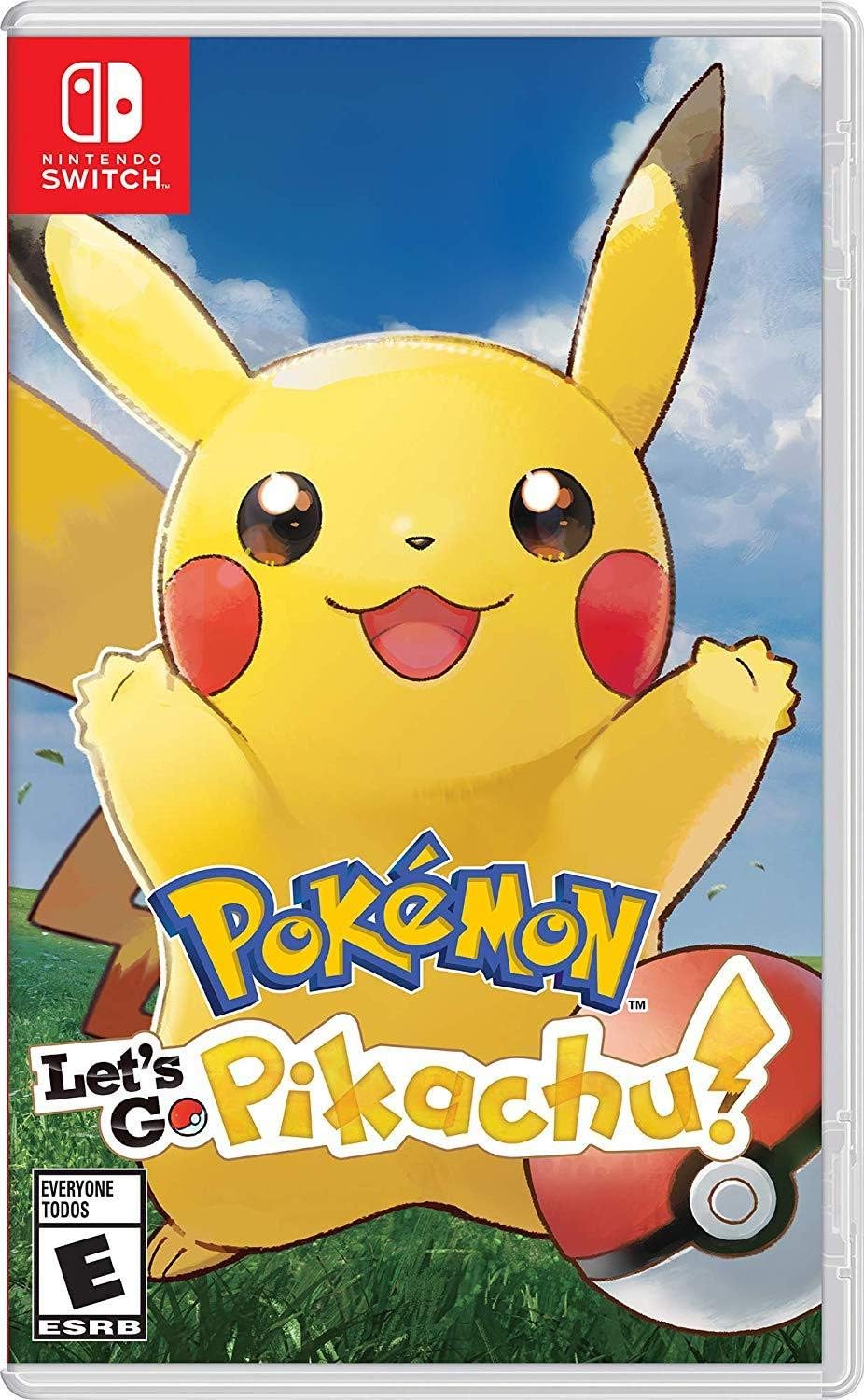 Amazoncom Pokemon Lets Go Pikachu Switch Nintendo Of