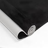 Suede Headliner Fabric with Foam Backing - Black Suede Headliner Material for Car/Truck/SUV/RV Roof, Home Repair/DIY Headline