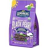 Lundberg Black Pearl Rice, Regenerative Organic Certified – Full-Bodied Black Rice, Responsibly Grown in California, 16 Oz