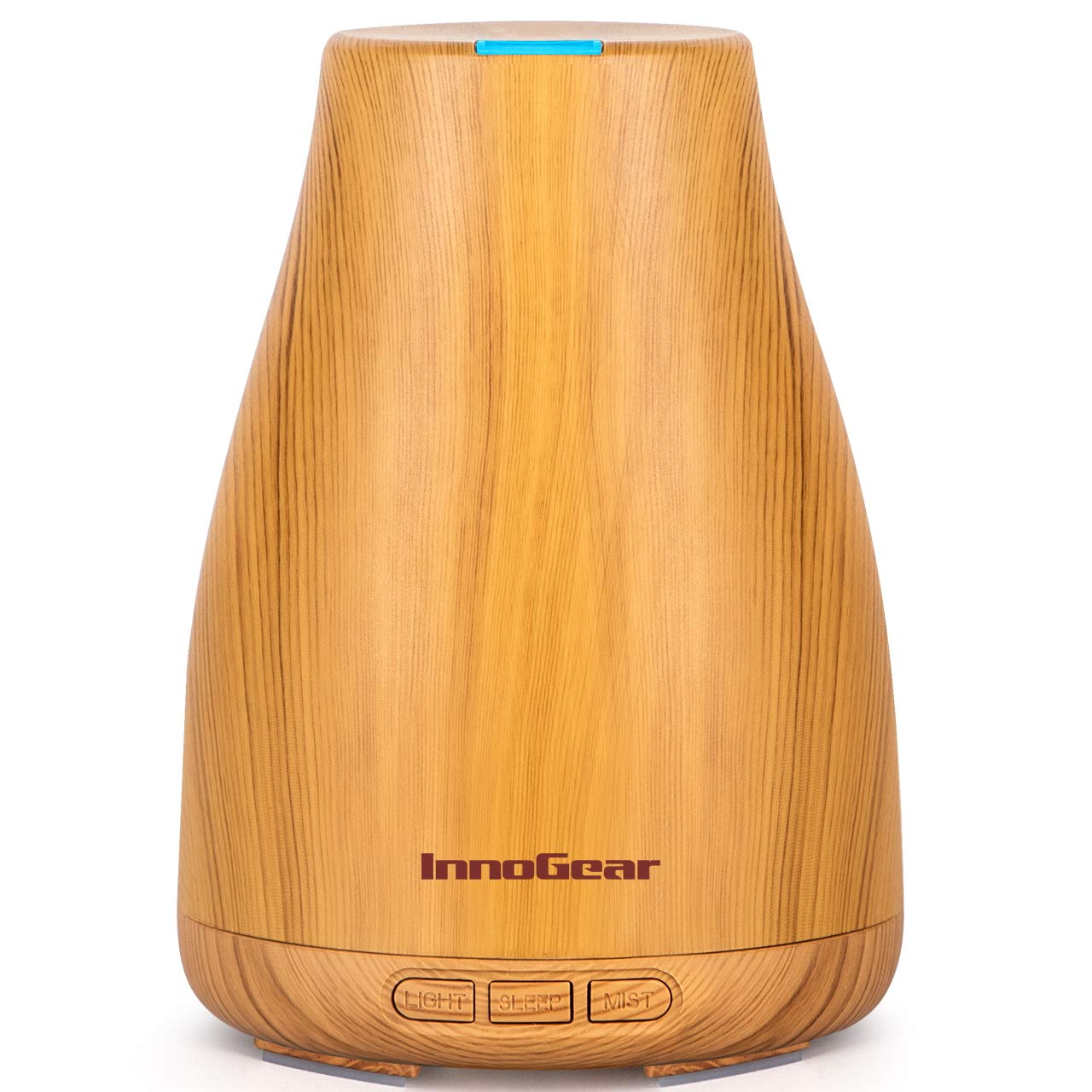 InnoGear Oil Diffuser, Super Quiet Essential Oil Diffuser Aromatherapy Diffuser Ultrasonic Humidifier with Sleep Mode, Waterless Auto-Off 8 Colors Light for Home Office Bedroom Room Baby, Yellow