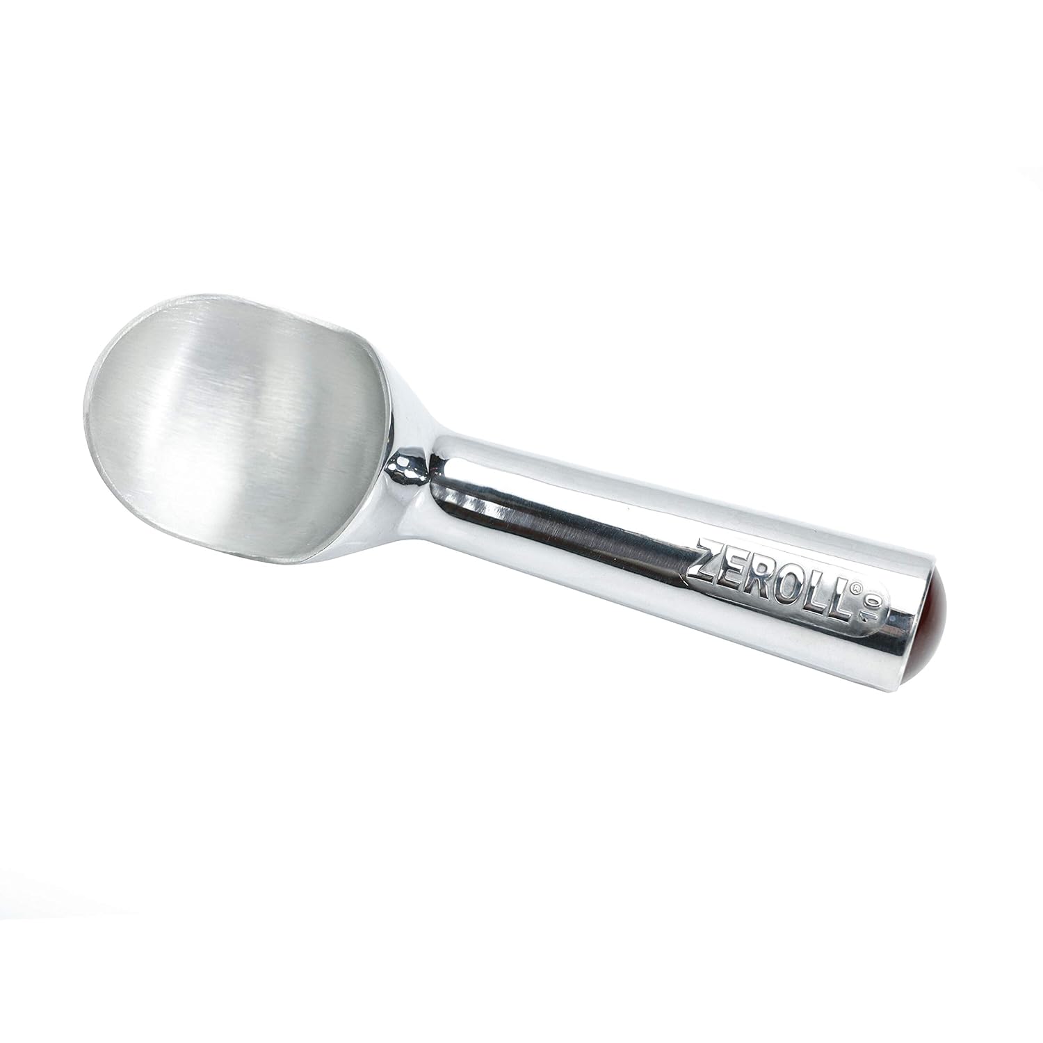 Zeroll 1010 Original Ice Cream Easy Scoop with Unique Liquid Filled Heat Conductive Handle Simple One Piece Aluminum Design Easy Release 20 Scoops per Gallon Made in USA, 4-Ounce, Silver