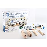 Daron NYC MTA 20Piece Wooden Subway Set