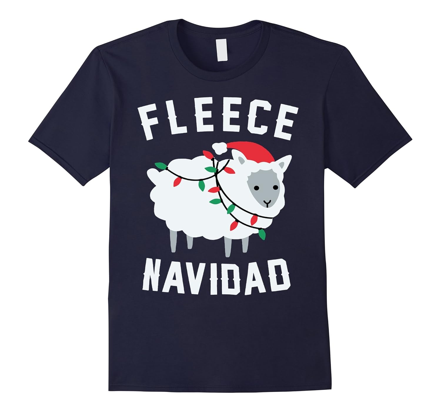 Fleece Navidad T-Shirt Kids Women Men-TD