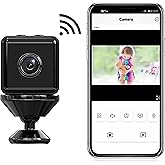 X W EI UNION Mini Spy Camera WiFi Wireless Nanny Cam Small Hidden Camera with Audio Live Feed Home Security Camera Motion Det